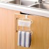 Easy to Install Double Layer Towel and Toilet Paper Rack Hanging Tissue Roll Dispenser Bathroom Organization Tool