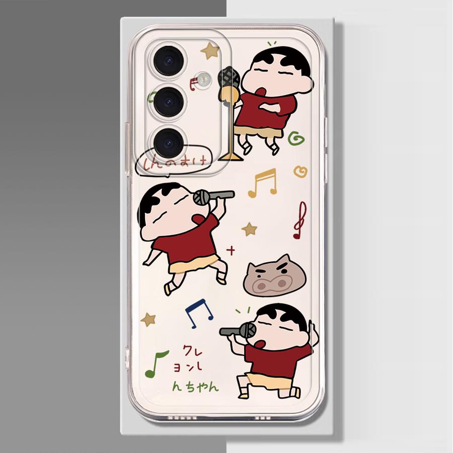 Cute Crayons Shinchan Phone Cover Case for Samsung Galaxy A54 A15 A55 A23 A14 A16 A26 A24 A33 A52 A36 A13 A34 A35 A56 A50 A25