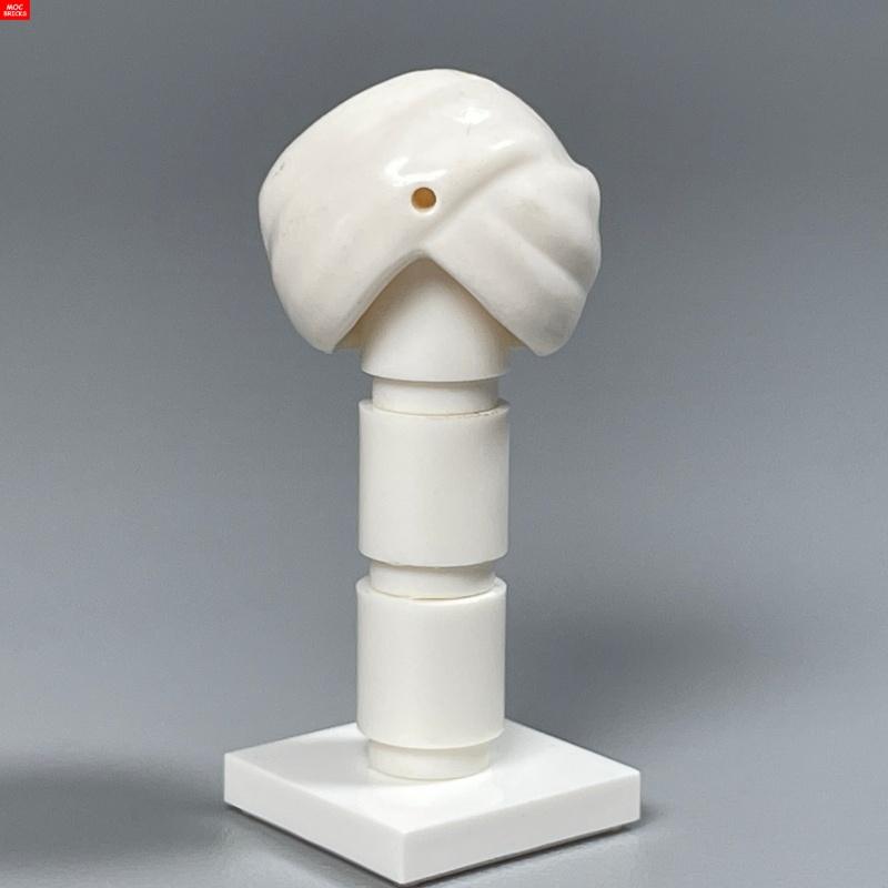 MOC Blocks Desert Camels Arab Scarf mustache Helmet Headgear 4cm Figure Wear Construction Bricks Learning Playthings Children Gifts