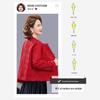 2026 Zodiac Year Stylish Spring Jacket for Middle-Aged and Older Women - New Chinese Style Mother of the Bride Top