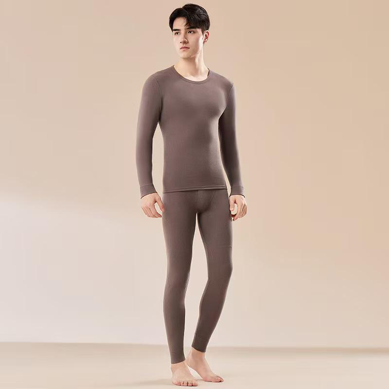 

10A Graphene Antibacterial Knee Pad, Neck Warmer, and Cattail Floss Patch Underwear Set - Unisex Autumn Wear XXL 140-160 cm