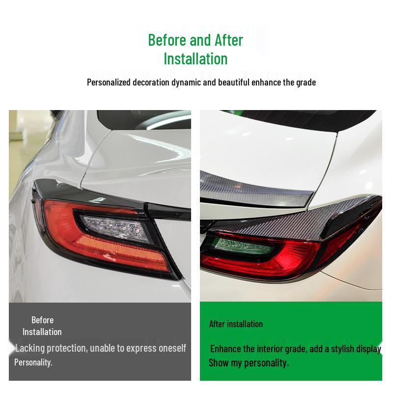  Déflecteur d'air de feu arrière en fibre de carbone pour Toyota 86/Subaru BRZ 2022