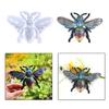 Large Bees-shape Keychain Silicone Mold Pendant Ornament Mold for Valentine Gift
