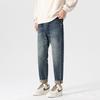 Fashion Trendy Brand Harlan Denim Dad Pants Autumn and Winter New Micro-cone Small Foot Elastic Jeans Men's Radish Casual Pants