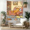 Garfield S Couch Adventure Wall Decor Tapestry Art For Pet Memorial Birthdaywedding Party Backdrop Family Gift