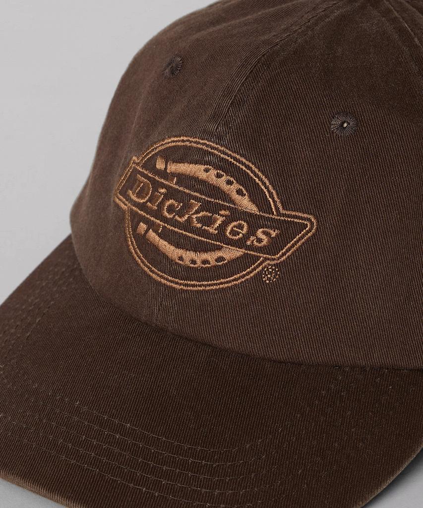 Dickies Washed Mono Logo Ball Cap Brown