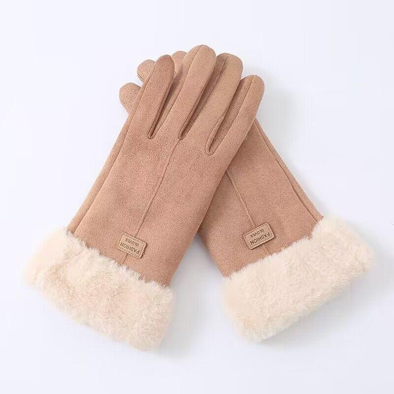 Xiaoxiangfeng gloves can touch the screen, thermal gloves, suede gloves, cycling winter thickened cold-proof gloves