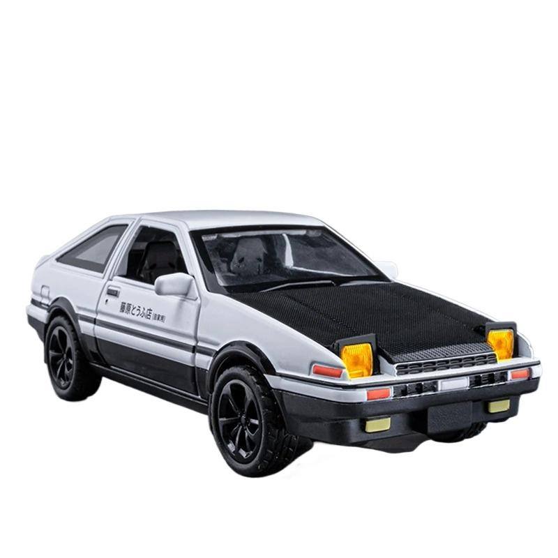 

1/36 Киноавтомобиль INITIAL D Тойота AE86 Сплав Спортивный Автомобиль Модель Литье под давлением и Игрушечные Транспортные Средства Металлическая Модель Гоночного Автомобиля Звук и Свет Детская Игрушка Подарок чёрный