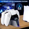 5 COLORS for PS5 Controller Charging Dock Dual Fast Charger Station for PS5 Type-C & PS5 Edge Game Controller  Indicator