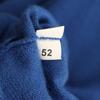 GRAN SASSO Made In Italy Long Sleeve Turtleneck Knit 52 Blue Sweater Men's Used