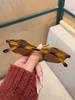 1Pc Women's Oval Small Frame Gradient Glasses Fashion Accessories for Any Face Shape Party Daily Wear