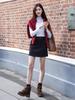 Fei Yuan Beaded Hip-Hugging Short Skirt: Women's Slimming Half-Length Skirt for Autumn & Winter, Petite & Versatile, Anti-Exposure Design