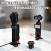 Desktop-Lade-Stativ aus Aluminiumlegierung für Insta360 Luna Ultra Kamera Zubehör