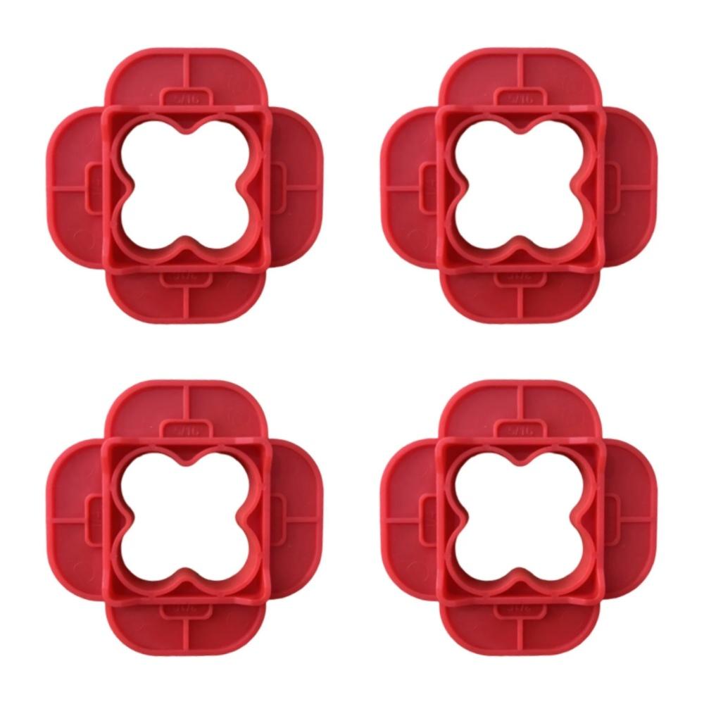 12Pcs-1Pc 4-in-1 ABS Deck Spacer Tools Multi-Size Reusable Floor Seam Width Tools Pressure Treated Composite Plank Deck Spacers