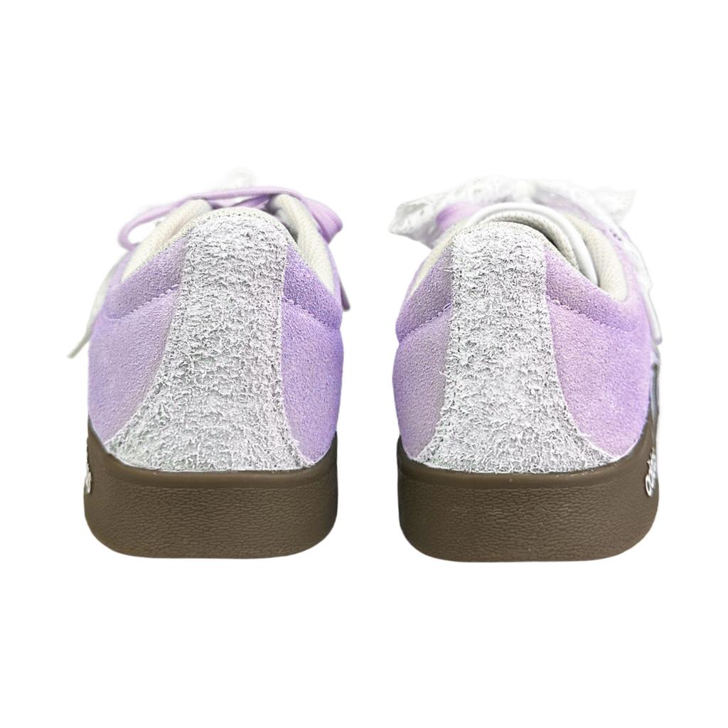 adidas Neo VL Court Lifestyle Slip Resistant Cushioning Abrasion Resistant Low Top Skateboard Shoes Unisex Light Purple HQ1802(Team401-)