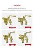 Outdoor Copper Garden Faucet: Dual Outlet, Anti-freeze for Washing Machines