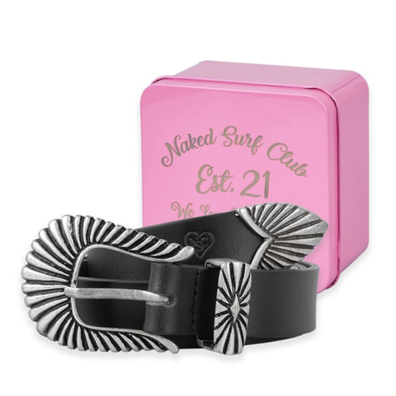 

Кожаный ремень Naked Surf Club Heart Bold (черный) Black_Free