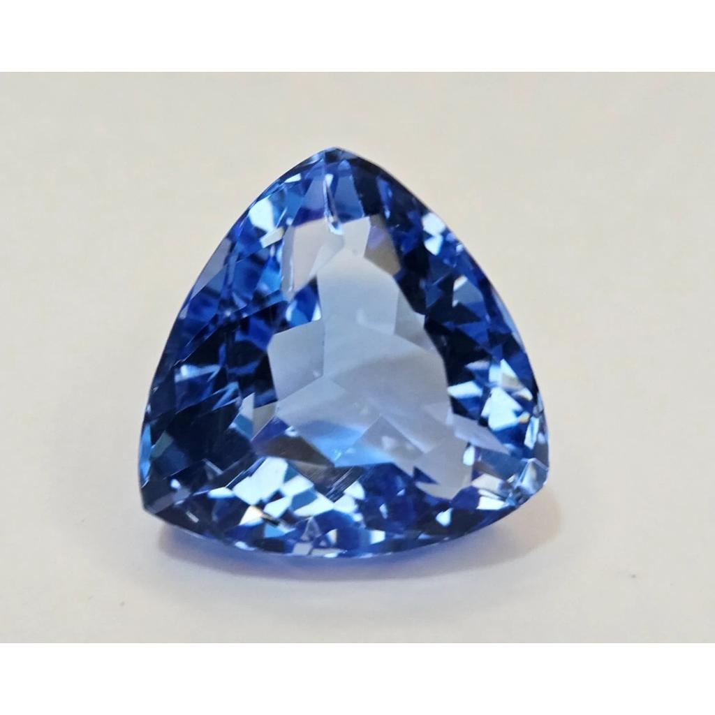Natural Spinel Blue Use For Different Purpose Trillion Cut 35+ Ct Gemstone