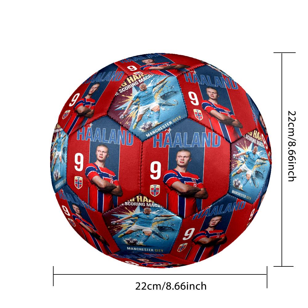 Haaland Manchester City Football Player Soccer Ball Size 5 Football Machinestitched Indooroutdoor Universal Football Sports Enthusiast Gifts