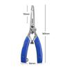 Fishing Tools MultiFunction Stainless Steel Fishing Pliers Line Cutters Hook Remover Split Ring Fishing Pliers Scissors