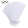 Body 100 ks Dámské jednorázové netkané voskové depilační papírky Pásky pro odstraňování chloupků na ruce a nohy