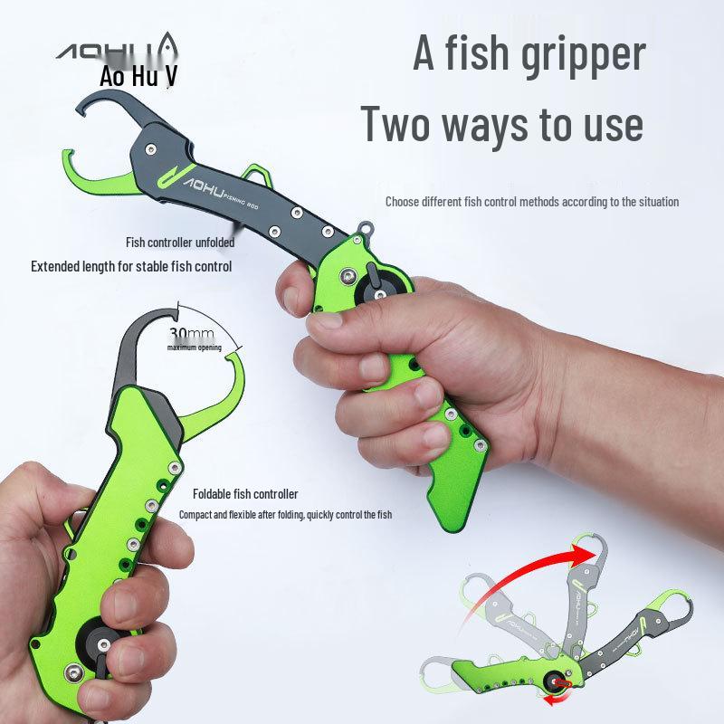 Aohuke Aluminum Fishing Pliers & Gripper - Rustproof, Multifunctional, Fish Holder