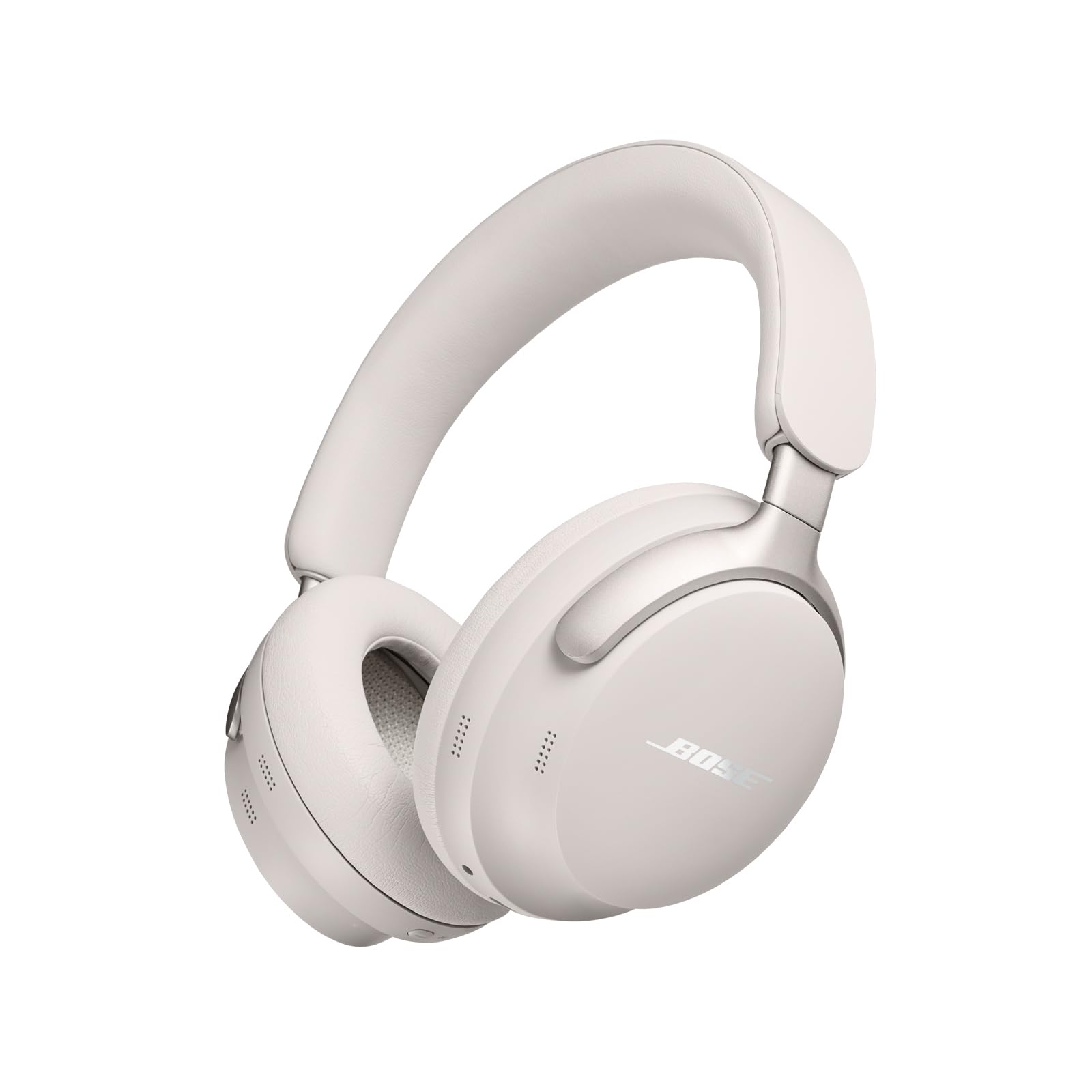 

Bose QuietComfort Ultra Headphones Completely Noise Canceling Headphones Spatial Audio Bluetooth Connectivity with Microphone White Smoke