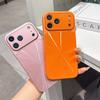 Luxury Laser Aurora CD Texture Phone Case For iPhone 17 Air 16 15 14 13 17 Pro Max Large Window Bumper Shockproof Non-Slip Cover