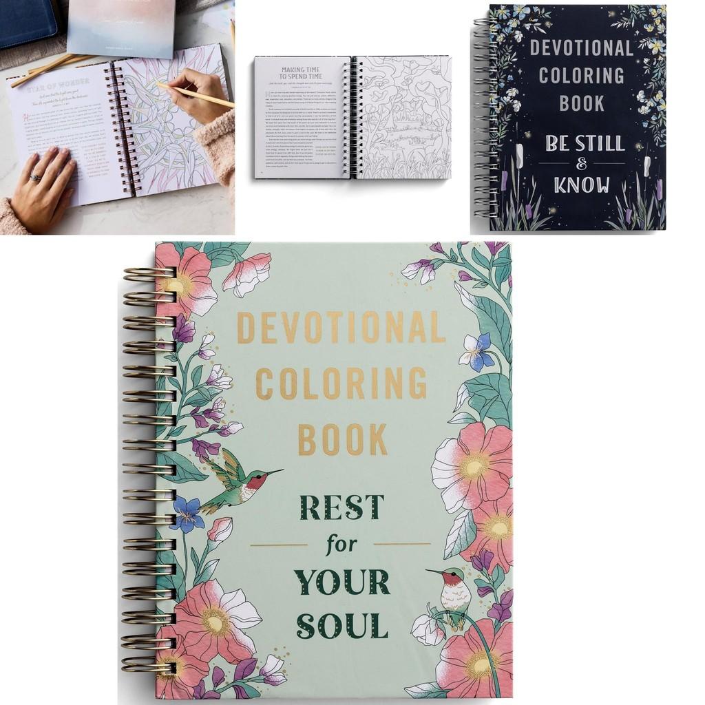 Devotional Coloring Book With Copper Paper For Mindfulness And Relaxation Activities
