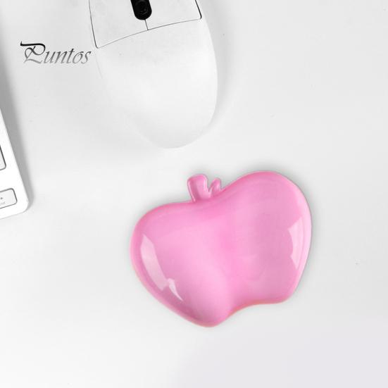 Sweat-resistant Mouse Pad Ergonomic Wrist Guard Anti-Slip Transparent Design Creative Shape Silicone Cooling Support Elbow Cushion Cute Clear