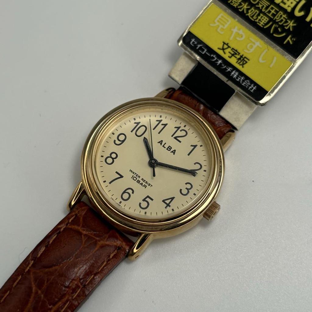 [USED] SEIKO Alba Quartz Watch Battery Replaced