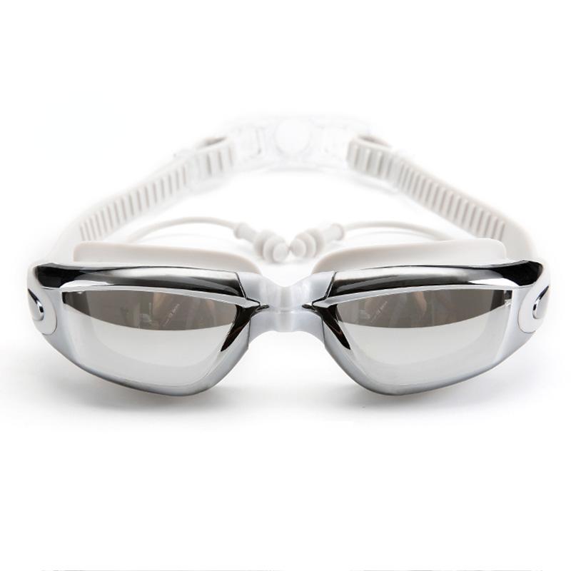 

Мужские и женские взрослые очки для плавания с близорукостью, очки для гонок, беруши, профессиональные очки для бассейна, противотуманные, оптические, водонепроницаемые очки