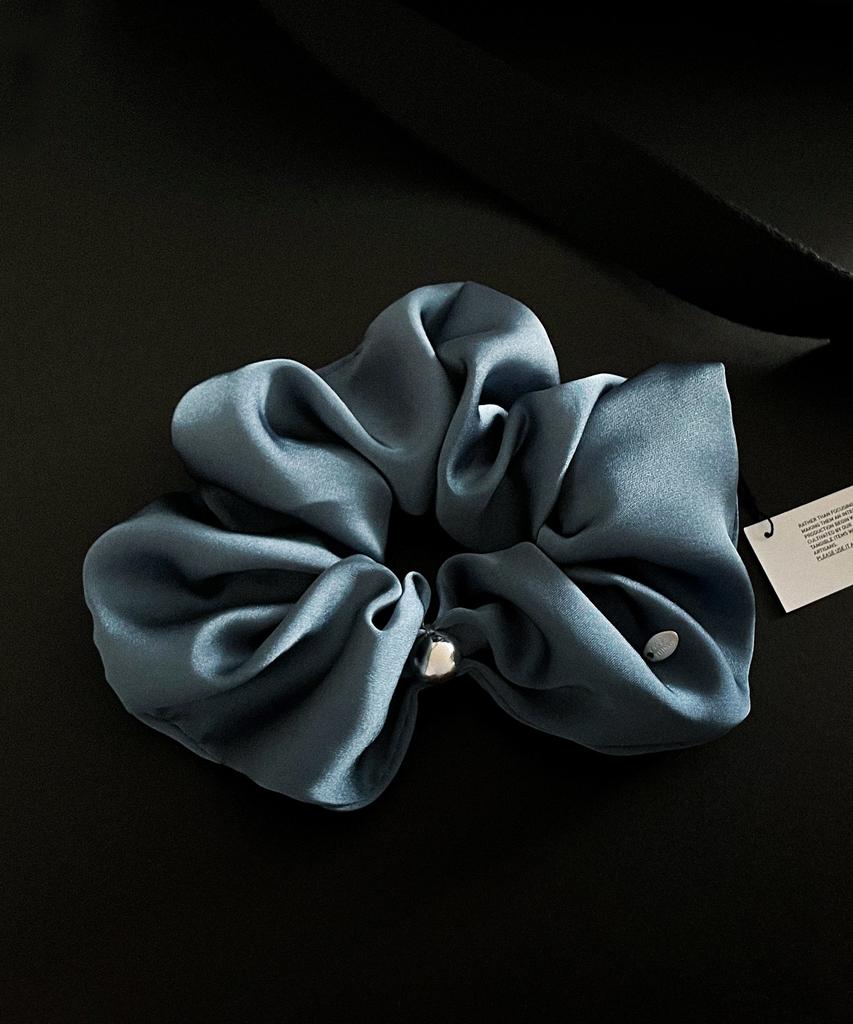 Ourthings Classic Blue Scrunchie