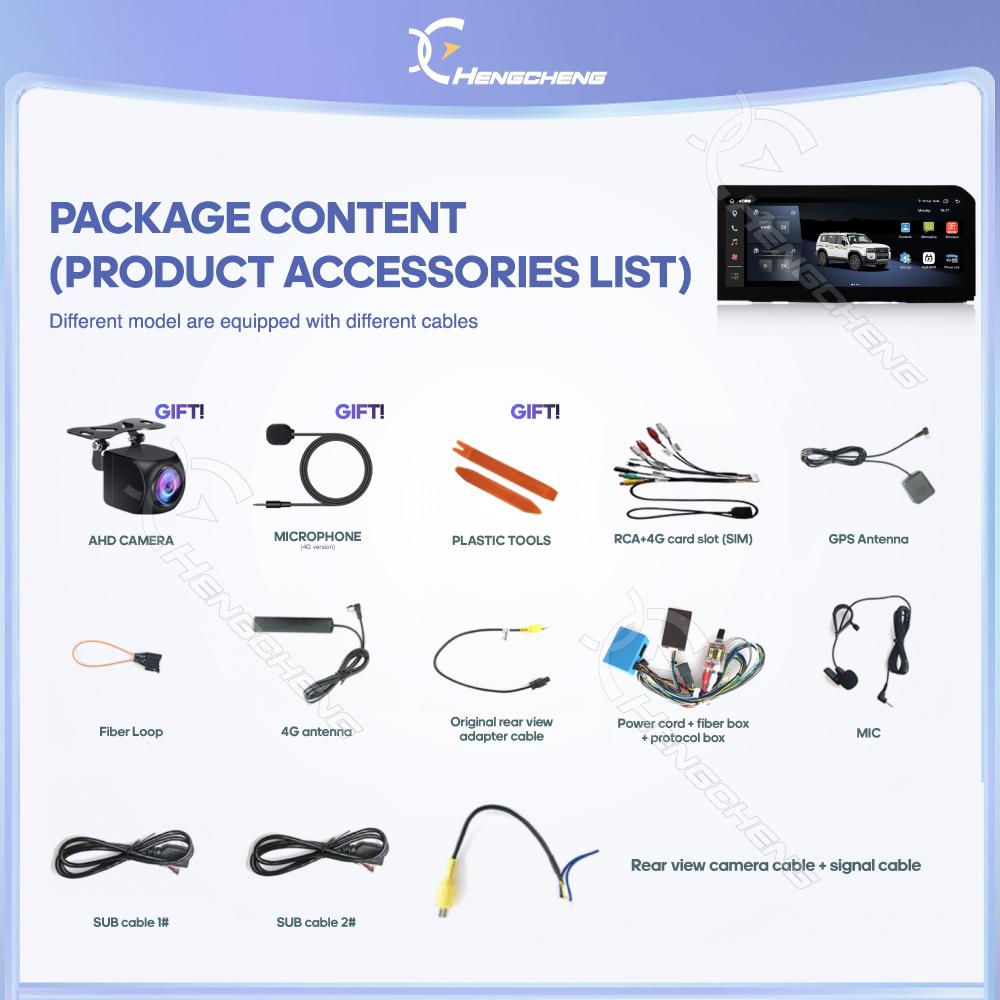 12.3inch Car Multimedia Video Player For Toyota Land Cruiser Prado 2025 GPS Navigation Android13 radio Carplay 4G Wifi 360Camera