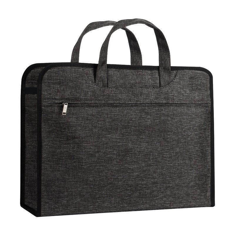 1pcs Handbag, large capacity leisure file bag, office and business briefcase