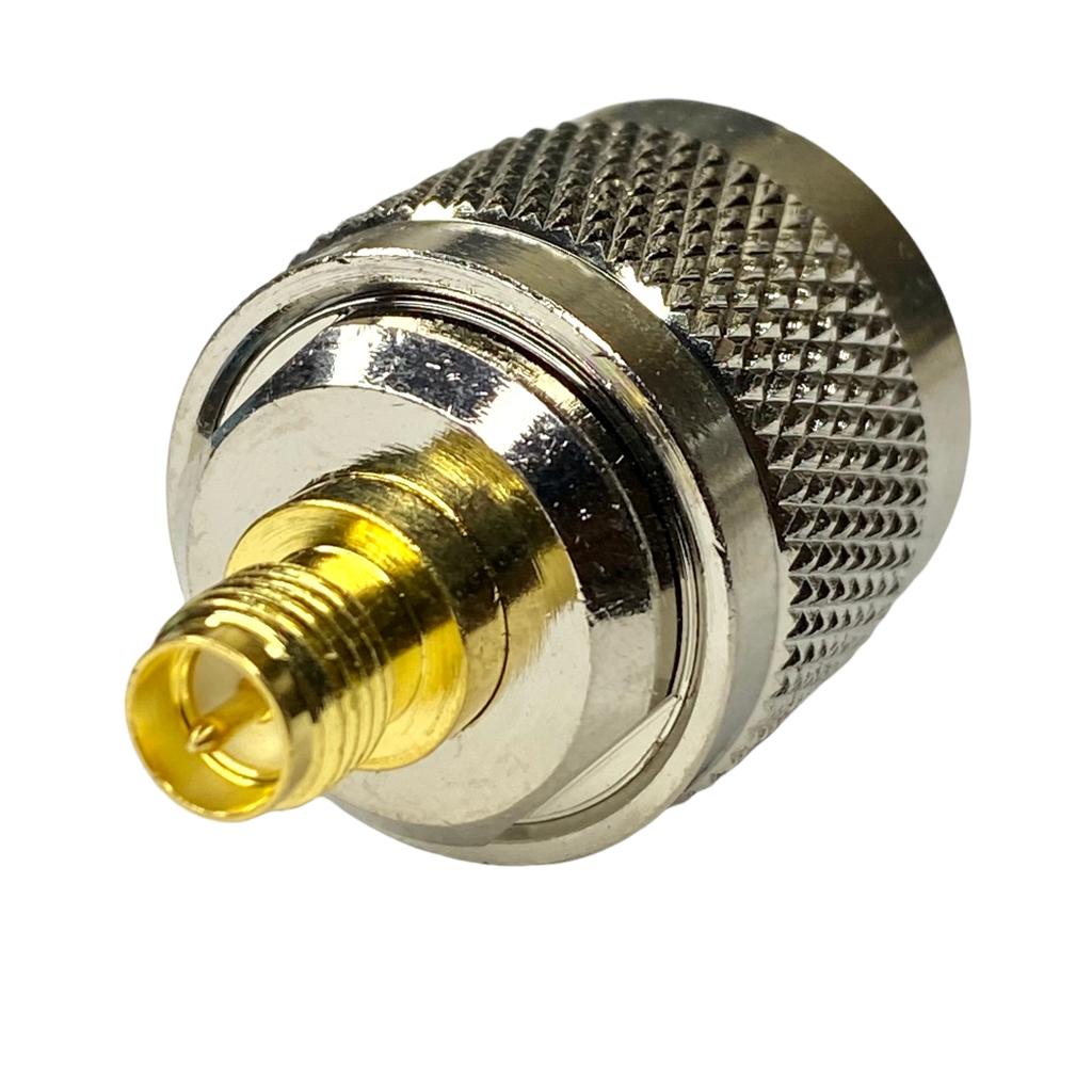 N plug / SMA-RP socket adapter