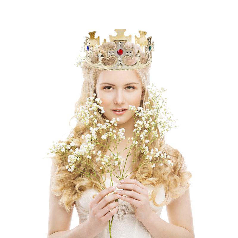 Toy Crown of the King Prince Epiphany Three Kings Day Happy Birthday Party Decoration New DIY Performance Photo Props