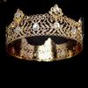 Hair Ornaments Baroque Crown Shiny Princess Tiara Elegant Rhinestone Crown  Man