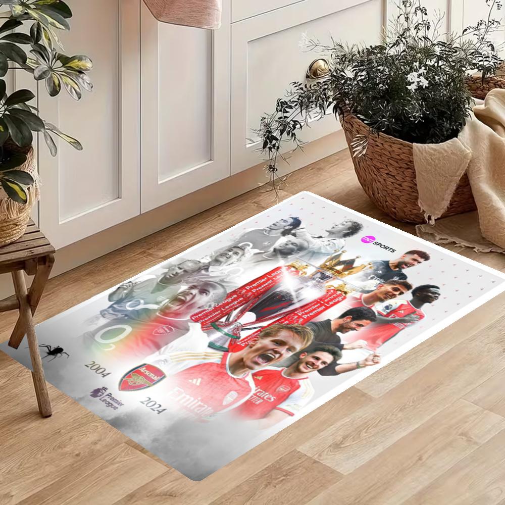 Arsenal Kitchen Mats Durable Bathroom Pads Comfortable Rugs Carpets For Kitchen Home Office Sink Laundry Room Bathroom Decor