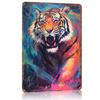 Colorful Tiger Painting Metal Poster Tin Sign Wall Art Customizable Metal Signs for Home Decoration Room Decor Bar Accessories