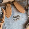 New In Denim Canvas Top Handle Bags for Women High Quality Blue Pillow Handbags Simple Versatile Female Armpit Crossbody Bags
