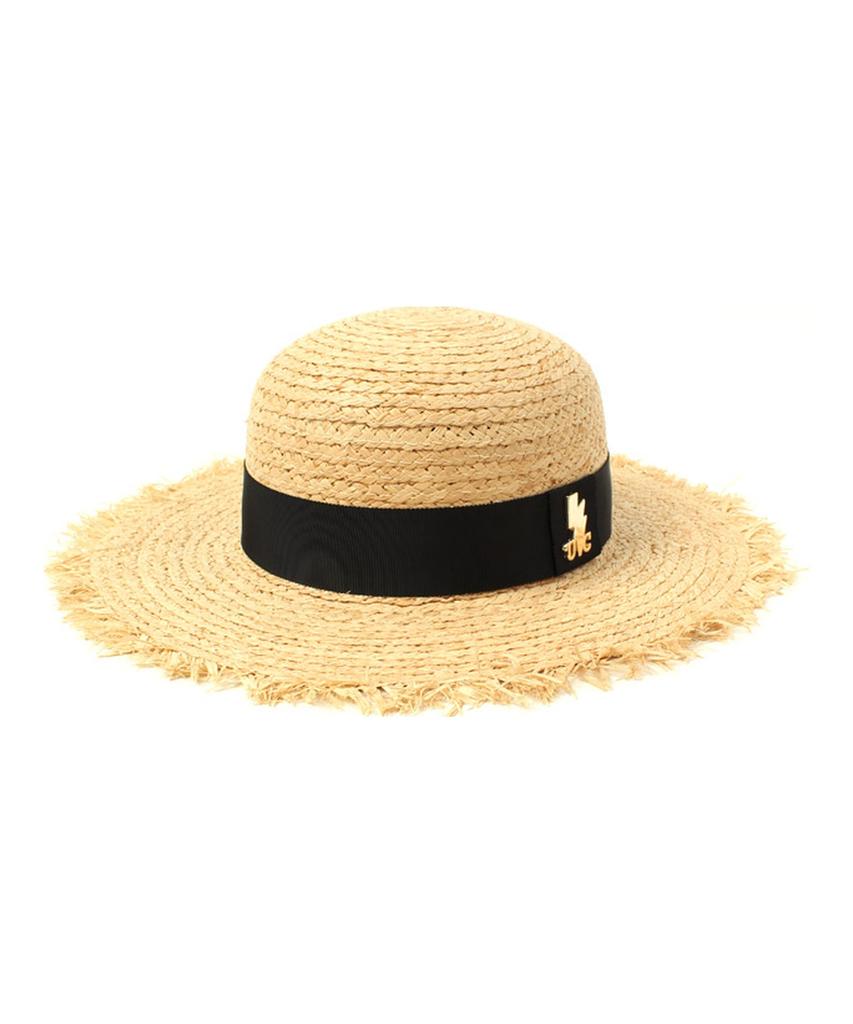 Yunibeosyeolkemiseuteuli Gdmt Round Natural Raffia Hat Panama Hat