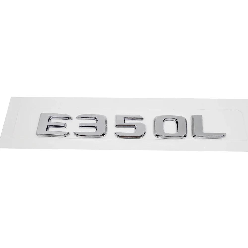 3D ABS E350 E350L E500 Trunk Rear Logo Badge Emblem Sticker For Mercedes Benz E Class W207 W210 W211 W212 W213 Accessories