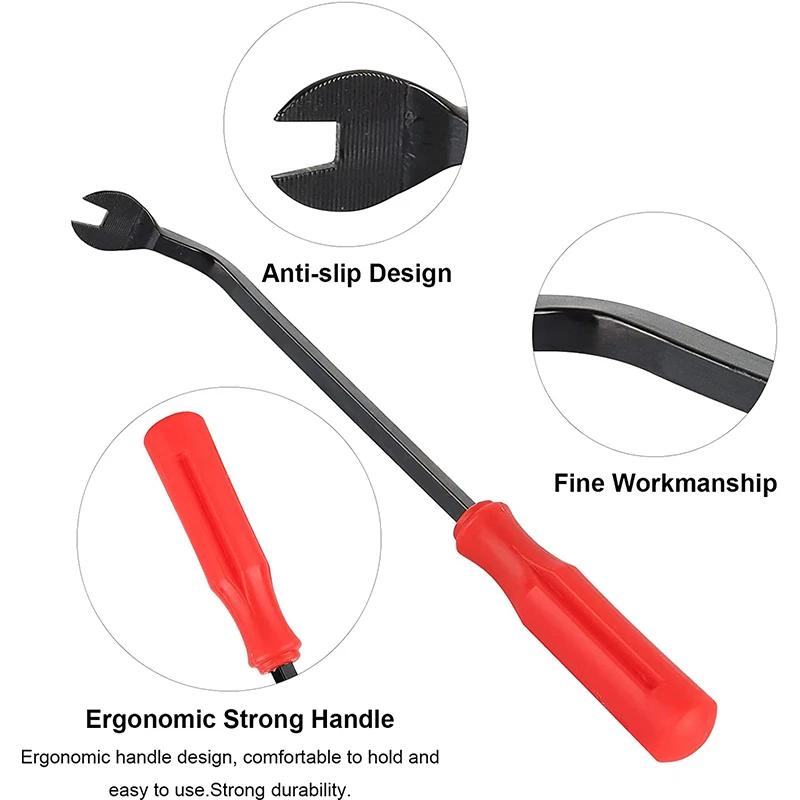 Car Door Nail Puller Fastener Jaw Screwdriver Set Clip Pliers Tool Dashboards Interior Removal Modification Installation Tools
