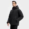 New FILA Fitness Down Jacket Men's Pitch Black A11M441909FBK