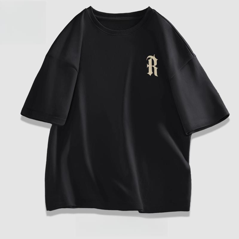 

2025 Jeanswest short-sleeved T-shirt men s summer pure cotton boys new men s large size loose men s half-sleeved tide S