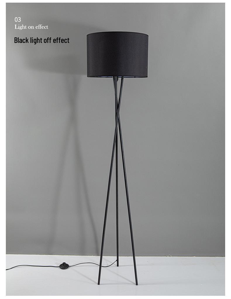 Nordic Modern Three-Legged Floor Lamp - Elegant Minimalist Lighting for Living Room, Bedroom, or Homestay.