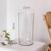 Transparent Acrylic Cylindrical Flower Vase