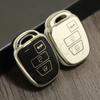 TPU 2/3/4 ButtonsCar Key Cover Case For Toyota Camry Prius Corolla RAV4 Sienna 2014 2015 Shell Fob Protected Holder Accessories