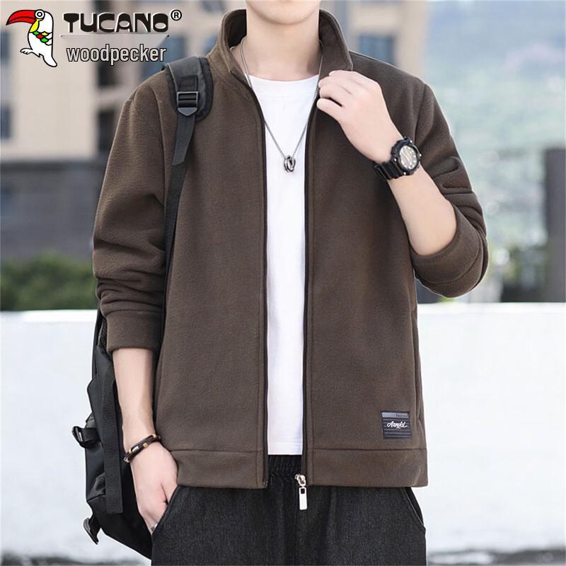 Tucano Men's Polar Fleece Stand-Collar Casual Jacket